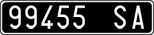 License plate of Italy, Cars (1927 year series)