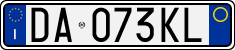 License plate of Italy, Cars (1994 year series)