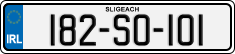 License plate of Ireland, Regular plates