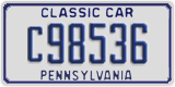 Pennsylvania, Classic Vehicle/Car (C12345)