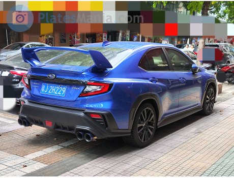 粤J·2H229, Subaru WRX