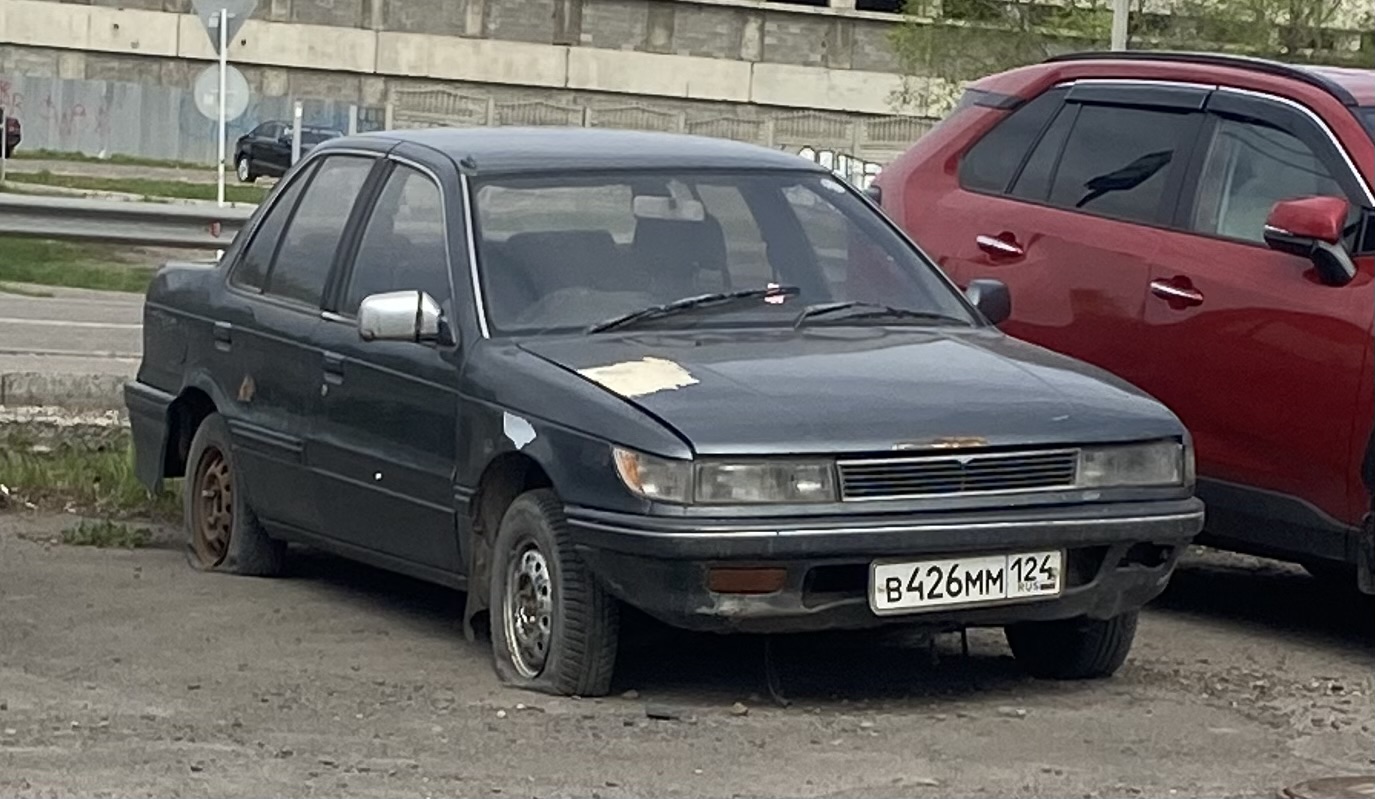 в 426 мм 124, Mitsubishi Mirage 3rd gen (Cyborg) Sedan (C60/C70), 1988–1992