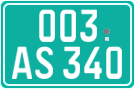 License plate of Georgia, Diplomatic