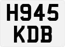 License plate of the United Kingdom, 1983 year system