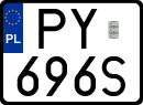 License plates of Poland, Special vehicles and motorcycles