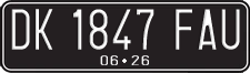 License plate of Indonesia, Regular plates