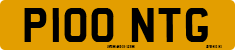 License plate of the United Kingdom, 1983 year system