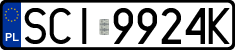 License plates of Poland, Regular car plates