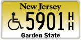 New Jersey, Vehicles for disabled persons (A/B XXXX / XXXX A/B)