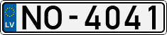 License plate of Latvia, Regular car plates