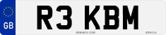 License plate of the United Kingdom, 1983 year system