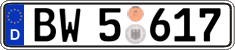 German license plate, Authorities and federal agencies