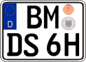 German license plate, Plates for oldtimers (type 
