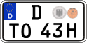 German license plate, Plates for oldtimers (type 