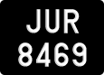 License plate of Malaysia, A(BC) 1(234)