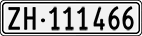 License plate of Switzerland, Cars