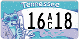 Tennessee, Specialty plates (AB 1234 / 1234 AB / 1AB 234 / 12 AB 34)