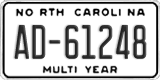 North Carolina, Multi Year (AB-12345)