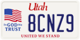 Utah, Specialty plates (1ABC2)