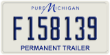 Michigan, Permanent Trailer (A123456)