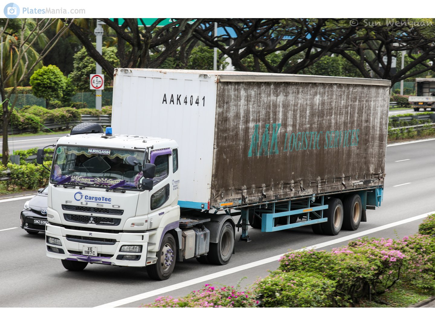 XE 1187 C, Mitsubishi Fuso Super Great 1st gen, facelift, 2007–2017