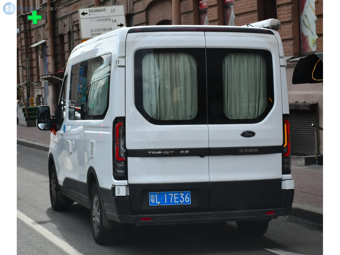 粤L·17E36, Ford Transit 4th gen T8 (V363; CN-market), facelift, 2023–