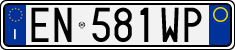License plate of Italy, Cars (1994 year series)