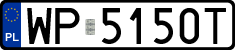 License plates of Poland, Regular car plates