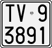 License plate of Italy, Motorcycles (1927 year series)
