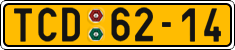 License plate of the Czech Republic, Commercial vehicles (1960)