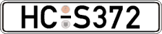 German license plate, Regular plates