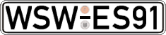 German license plate, Regular plates