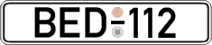 German license plate, Official services and consulates
