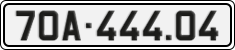 License plate of Vietnam, Cars