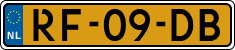 License plate of the Netherlands, Cars
