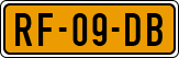 License plate of the Netherlands, Cars
