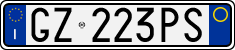 License plate of Italy, Cars (1994 year series)