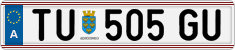 License plate of Austria, Regular plates