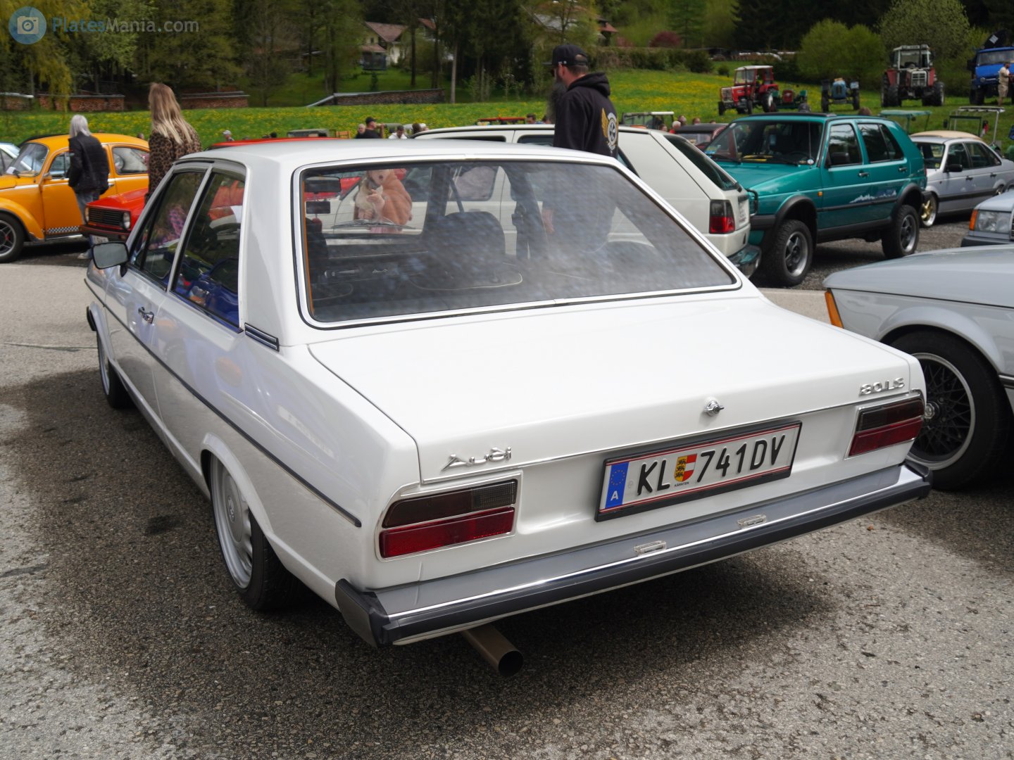 KL 741 DV, Audi 80 1st gen 2-door Sedan (B1/80/82), 1972–1976
