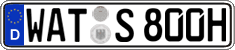 German license plate, Plates for oldtimers (type 