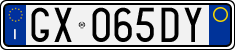License plate of Italy, Cars (1994 year series)
