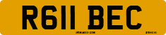 License plate of the United Kingdom, 1983 year system