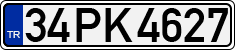 License plate of Turkey, Regular plates