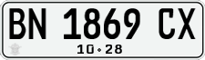 License plate of Indonesia, Regular plates