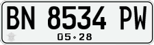 License plate of Indonesia, Regular plates
