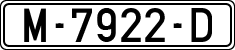 License plates of Spain, 1971 year series