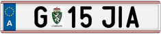License plate of Austria, Regular plates