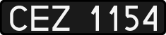 License plates of Poland, 1976 year system
