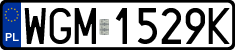 License plates of Poland, Regular car plates