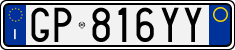 License plate of Italy, Cars (1994 year series)